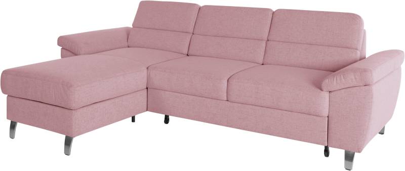 sit&more Ecksofa »Sorano L-Form«, wahlweise mit Bettfunktion und Bettkasten von sit&more