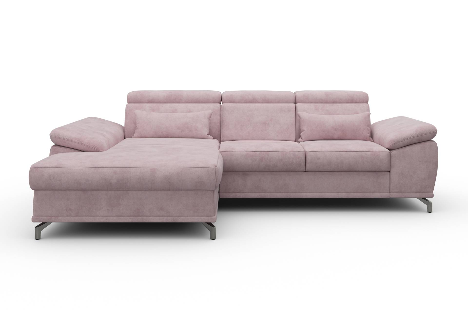 sit&more Ecksofa »Cabrio L-Form«, mit Sitztiefen- und Armteilverstellung sowie Federkern, 2 Nierenkissen von sit&more