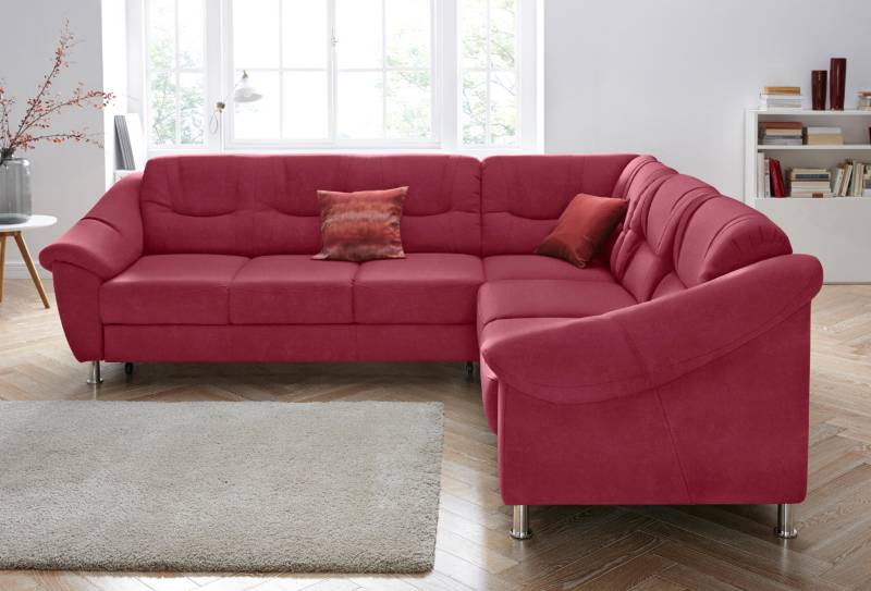 sit&more Ecksofa »Salsa L-Form«, mit Federkern, wahlweise mit Bettfunktion von sit&more