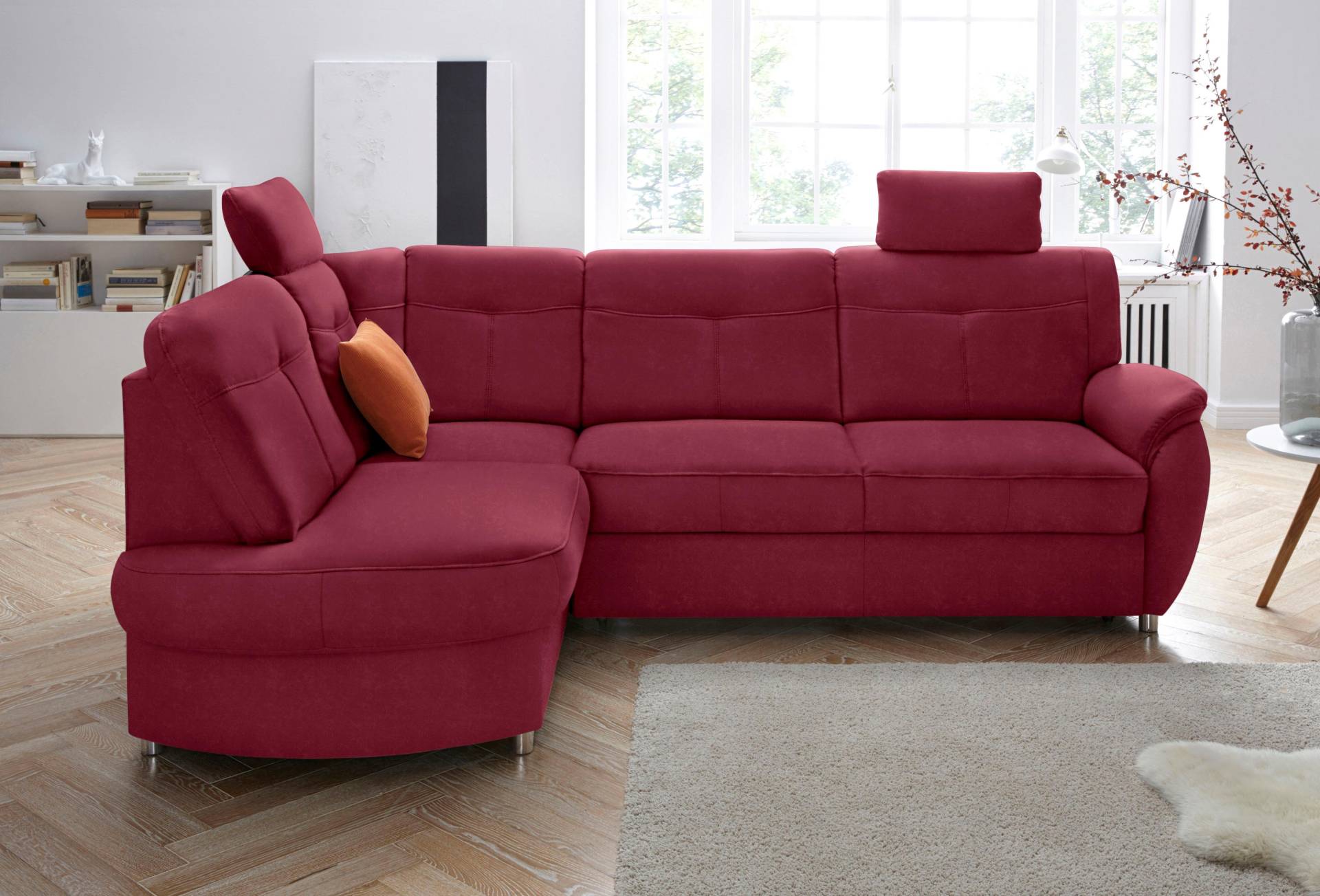 sit&more Ecksofa »Sonoma L-Form«, wahlweise mit Bettfunktion und Bettkasten von sit&more