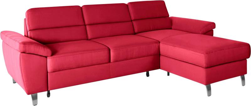 sit&more Ecksofa »Sorano L-Form«, wahlweise mit Bettfunktion und Bettkasten von sit&more