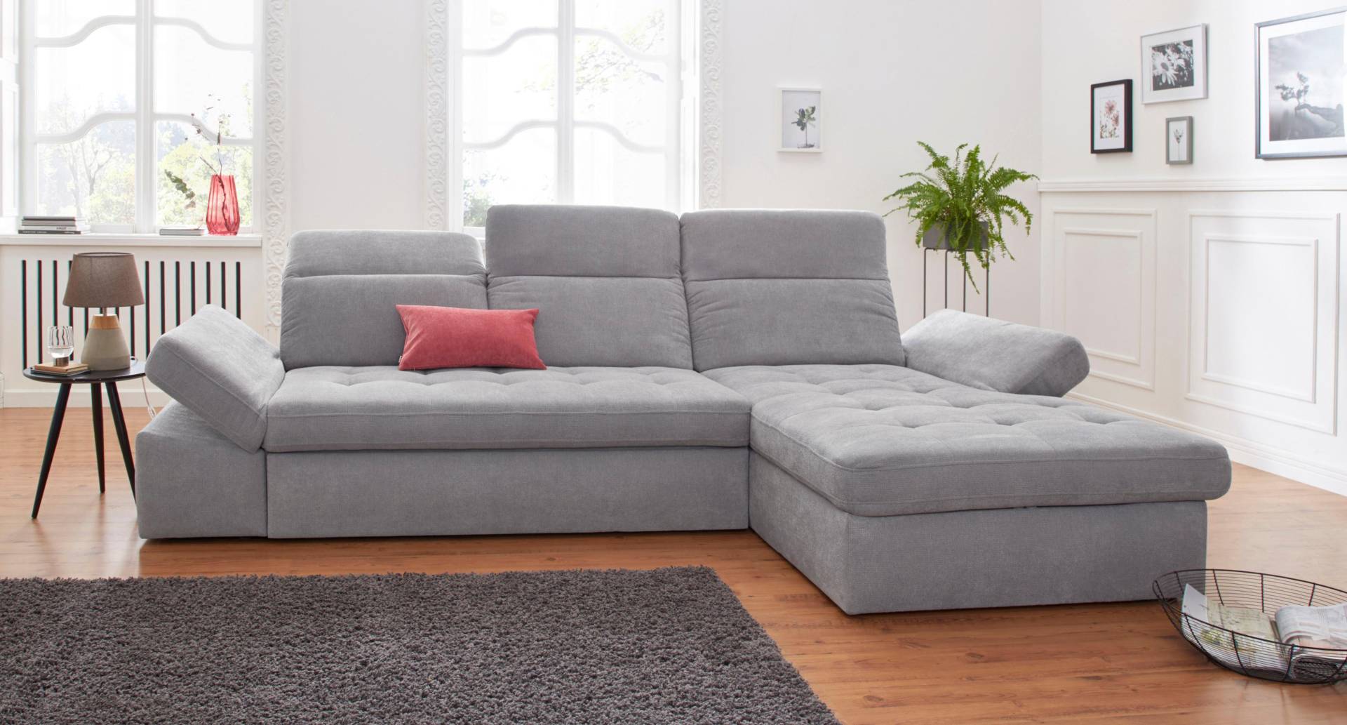 sit&more Ecksofa »Stardust L-Form«, wahlweise mit Bettfunktion und Bettkasten von sit&more