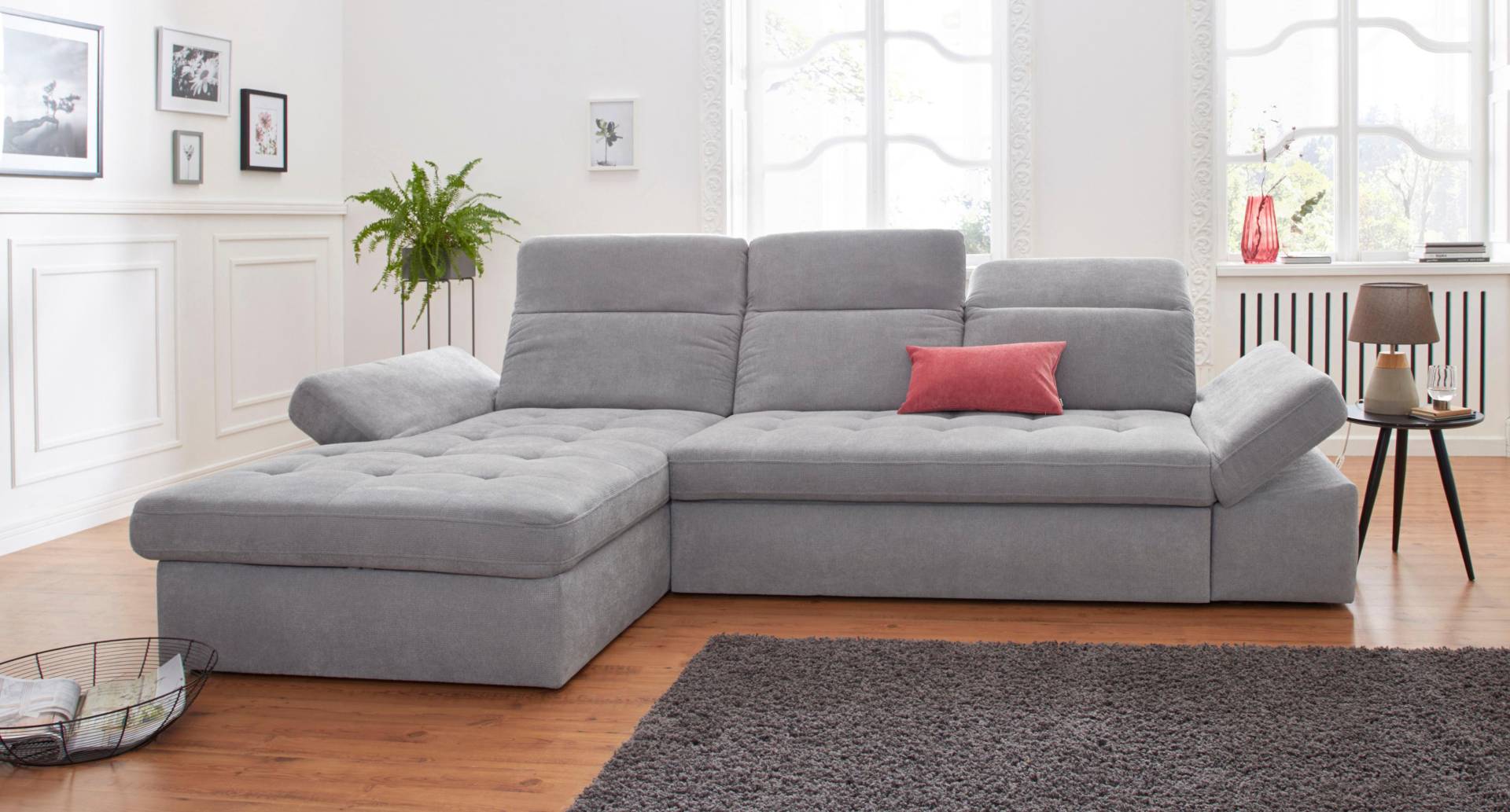 sit&more Ecksofa »Stardust L-Form«, wahlweise mit Bettfunktion und Bettkasten von sit&more