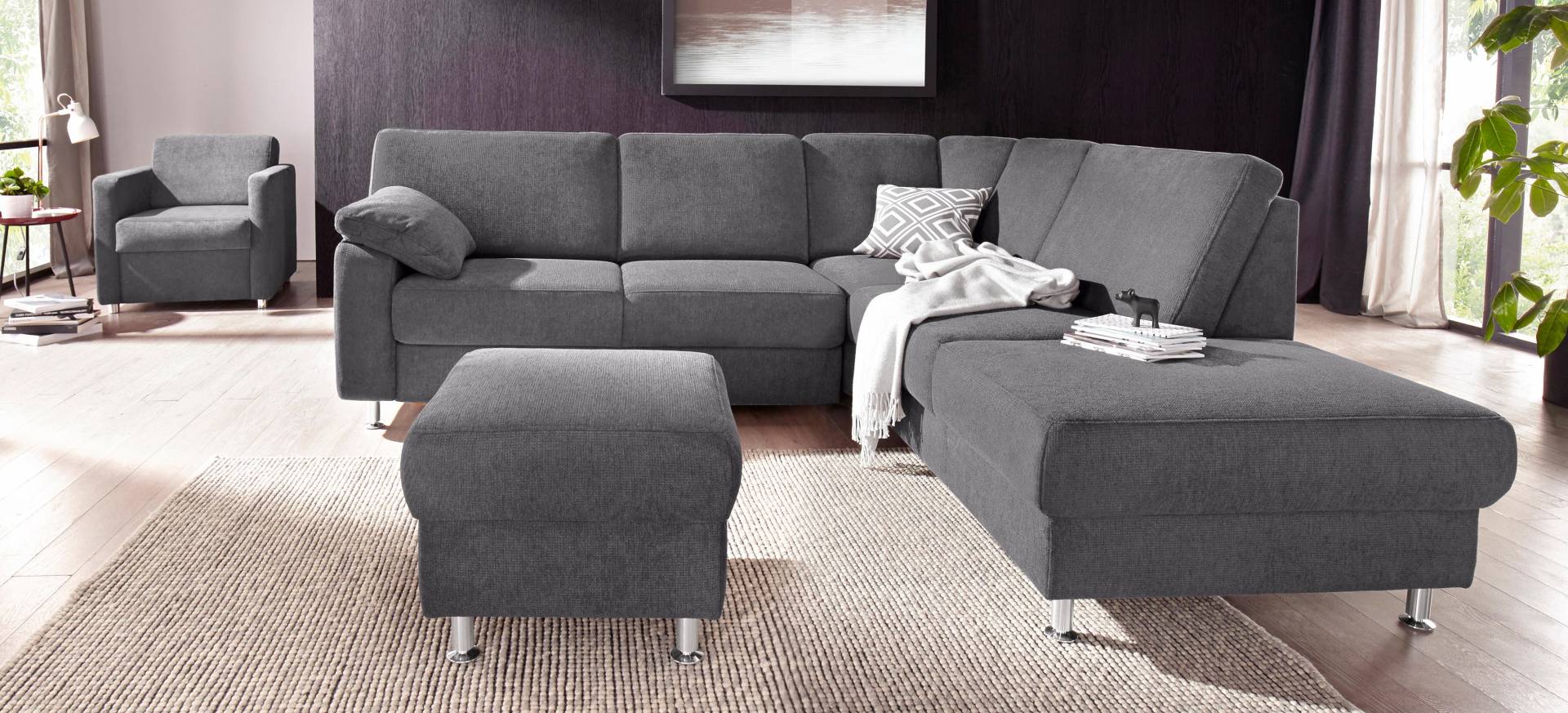 sit&more Hocker »Belfort«, mit Stauraumfach von sit&more