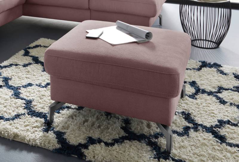 sit&more Hocker »Percy«, Fusshöhe 15cm, wahlweise mit unterschiedlichen Fussfarben von sit&more