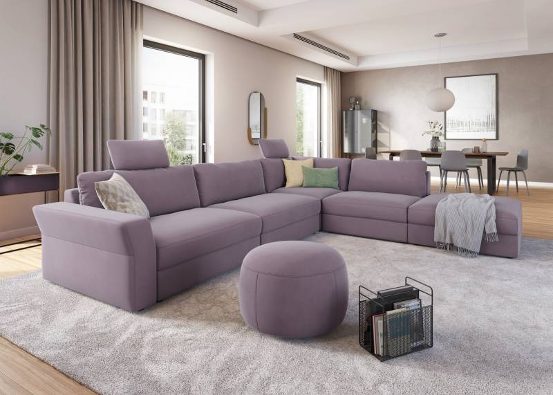 sit&more Ecksofa »Cadabra L-Form«, Breite 356 cm, mit Sitztiefenverstellung von sit&more