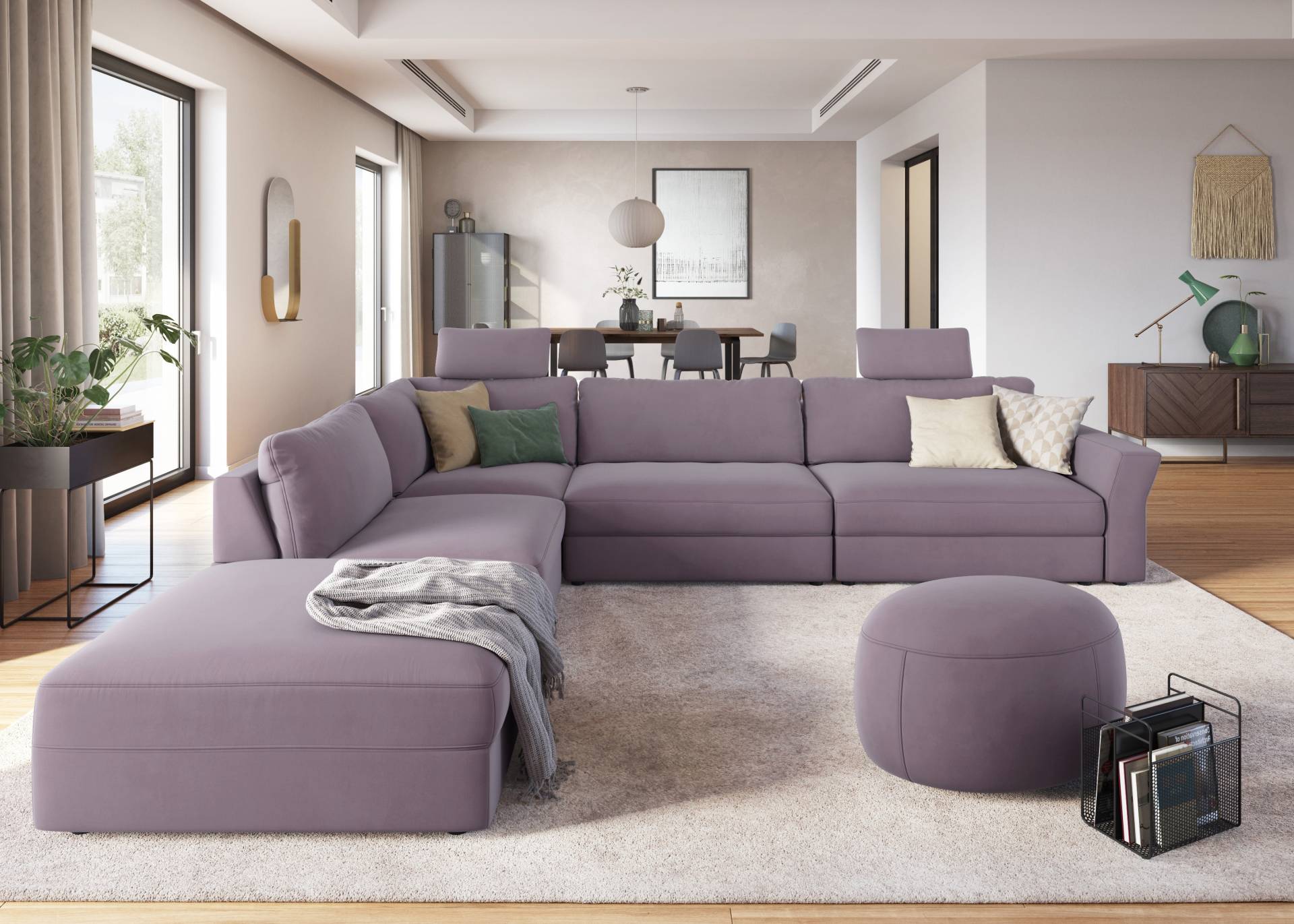 sit&more Ecksofa »Cadabra L-Form«, Breite 356 cm, mit Sitztiefenverstellung von sit&more