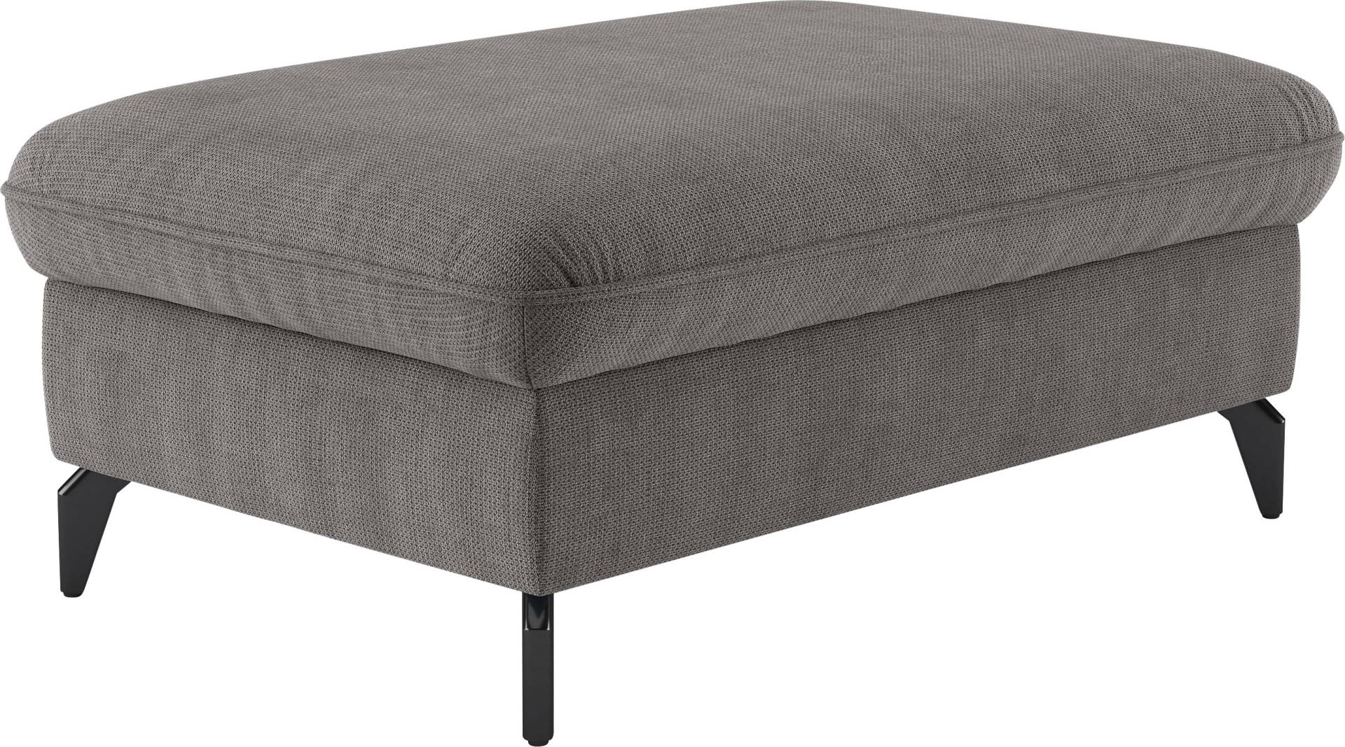 sit&more Polsterhocker »Leandro«, mit schwarzen Metallfüssen sit&more Polsterhocker »Leandro«, mit schwarzen Metallfüssen von sit&more