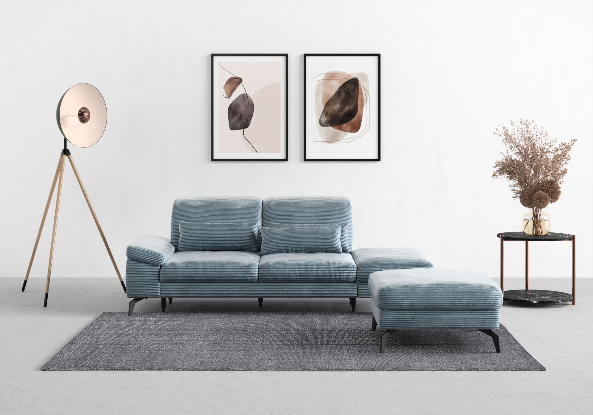 sit&more Polsterhocker »Cabana«, mit stylischen Metallfüssen sit&more Polsterhocker »Cabana«, mit stylischen Metallfüssen von sit&more