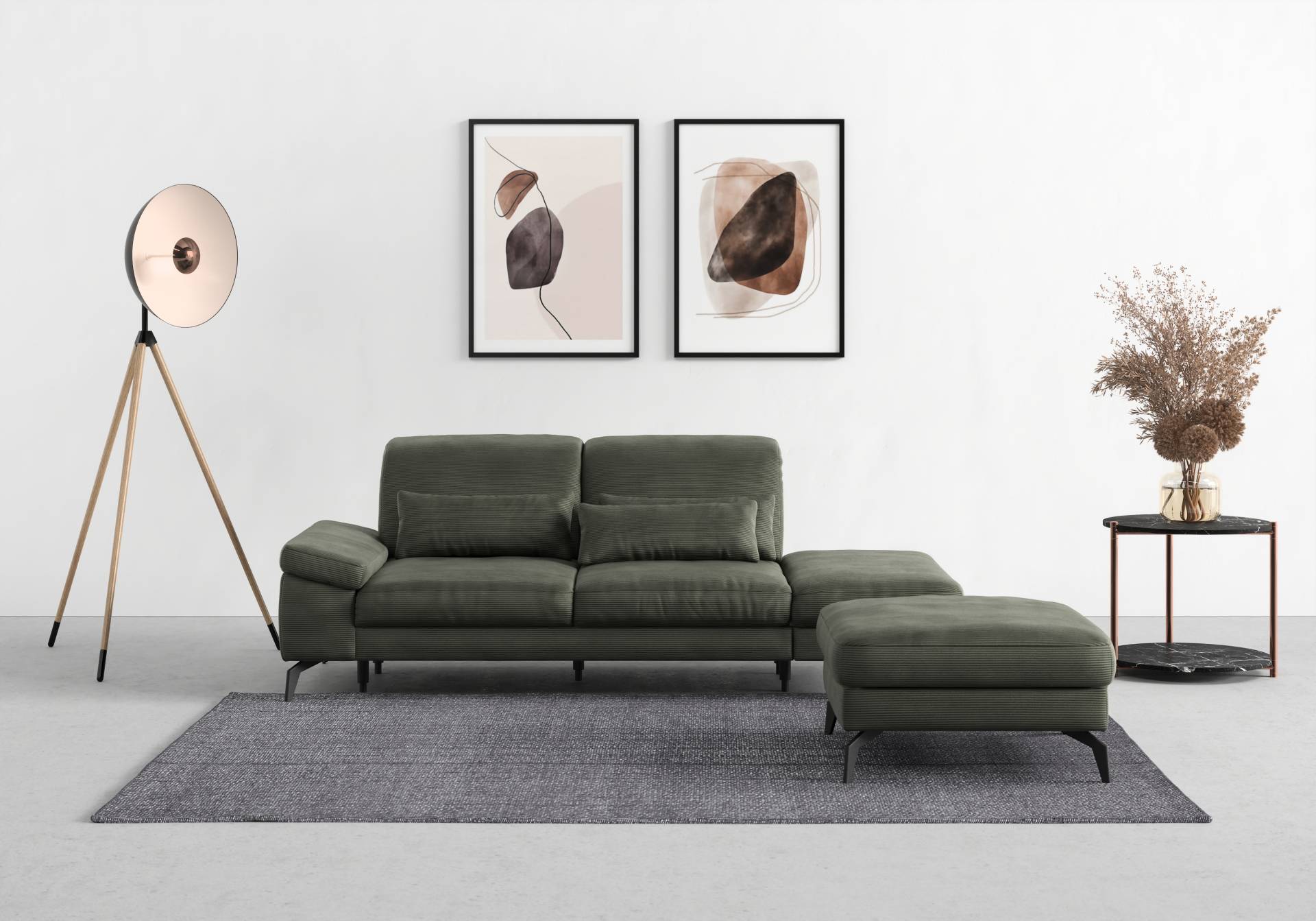 sit&more Polsterhocker »Cabana«, mit stylischen Metallfüssen sit&more Polsterhocker »Cabana«, mit stylischen Metallfüssen von sit&more