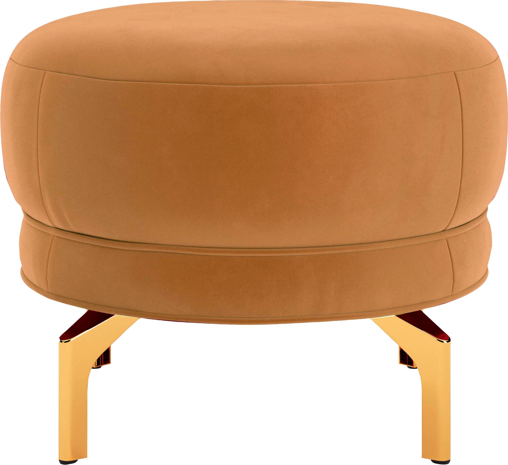 sit&more Polsterhocker »Orient 3«, goldfarbene Metallfüsse sit&more Polsterhocker »Orient 3«, goldfarbene Metallfüsse von sit&more