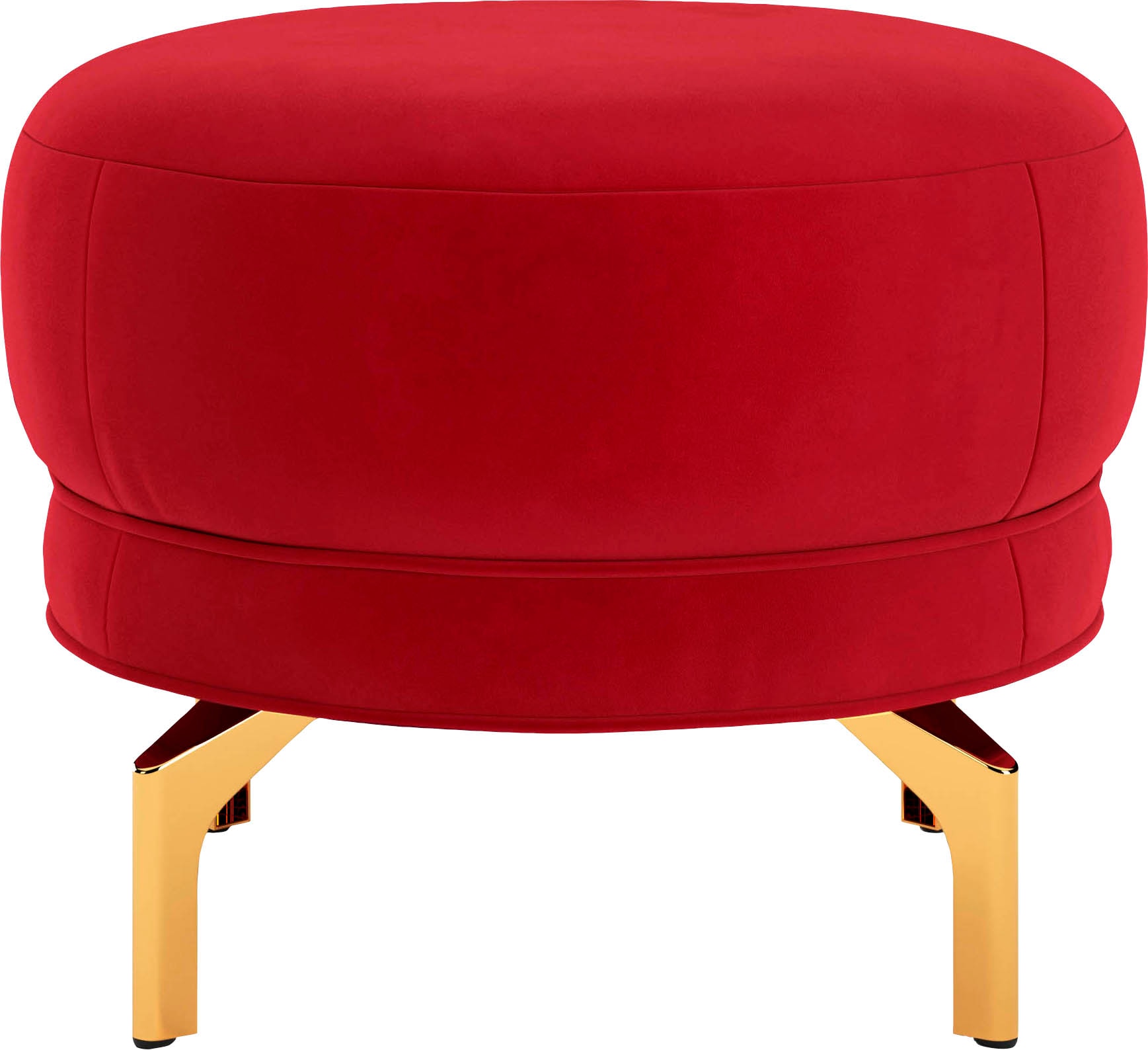 sit&more Polsterhocker »Orient 3«, goldfarbene Metallfüsse sit&more Polsterhocker »Orient 3«, goldfarbene Metallfüsse von sit&more