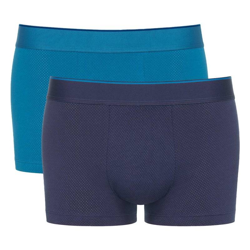 2er Pack Ever Airy - Hipster Short Pant Herren Blau L von sloggi