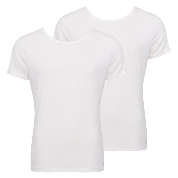 2er Pack Ever Soft - T-shirt Mit Rundhals Herren Weiss XL von sloggi