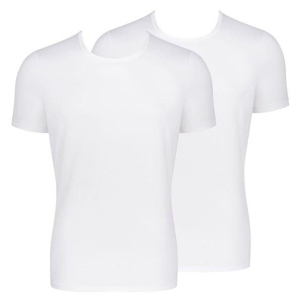 2er Pack Go - Organic Cotton - Unterhemd Shirt Kurzarm Herren Weiss XXL von sloggi