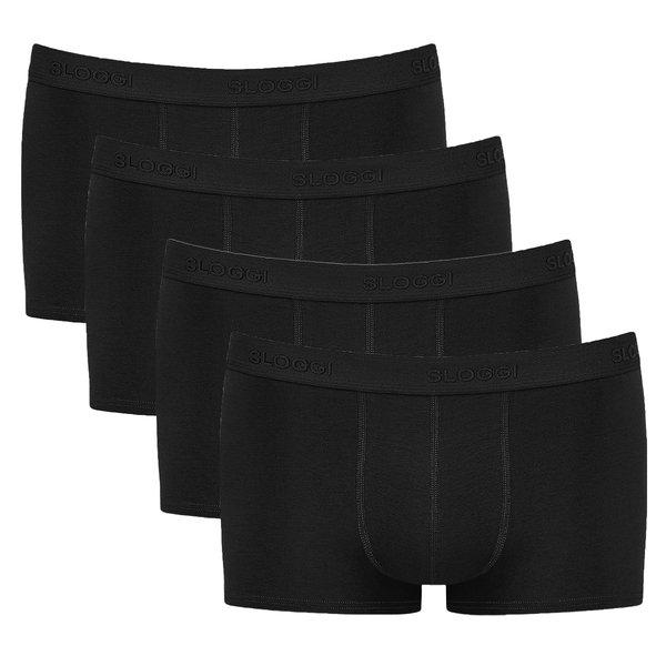 Sloggi - 4er Pack 24/7 Boxershorts Hipster Unterhose, für Herren, Schwarz, Größe L von Sloggi