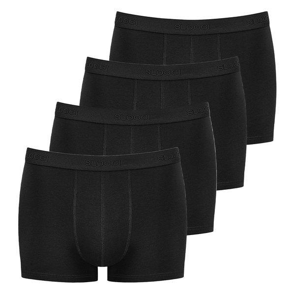 4er Pack 247 - Boxershorts - Pants - Unterhosen Herren Schwarz XXL von sloggi