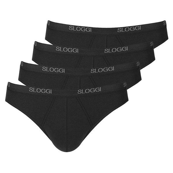 4er Pack Basic - Mini-slip Herren Schwarz XXL von sloggi