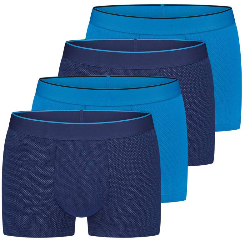 4er Pack Ever Airy - Hipster Short Pant Herren Blau S von sloggi