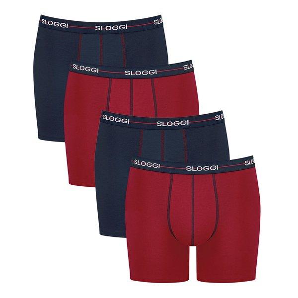 4er Pack Start - Short Pant Herren Blau XXL von sloggi