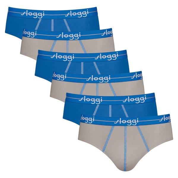 6er Pack Start - Midi-slip Herren Multicolor XXL von sloggi