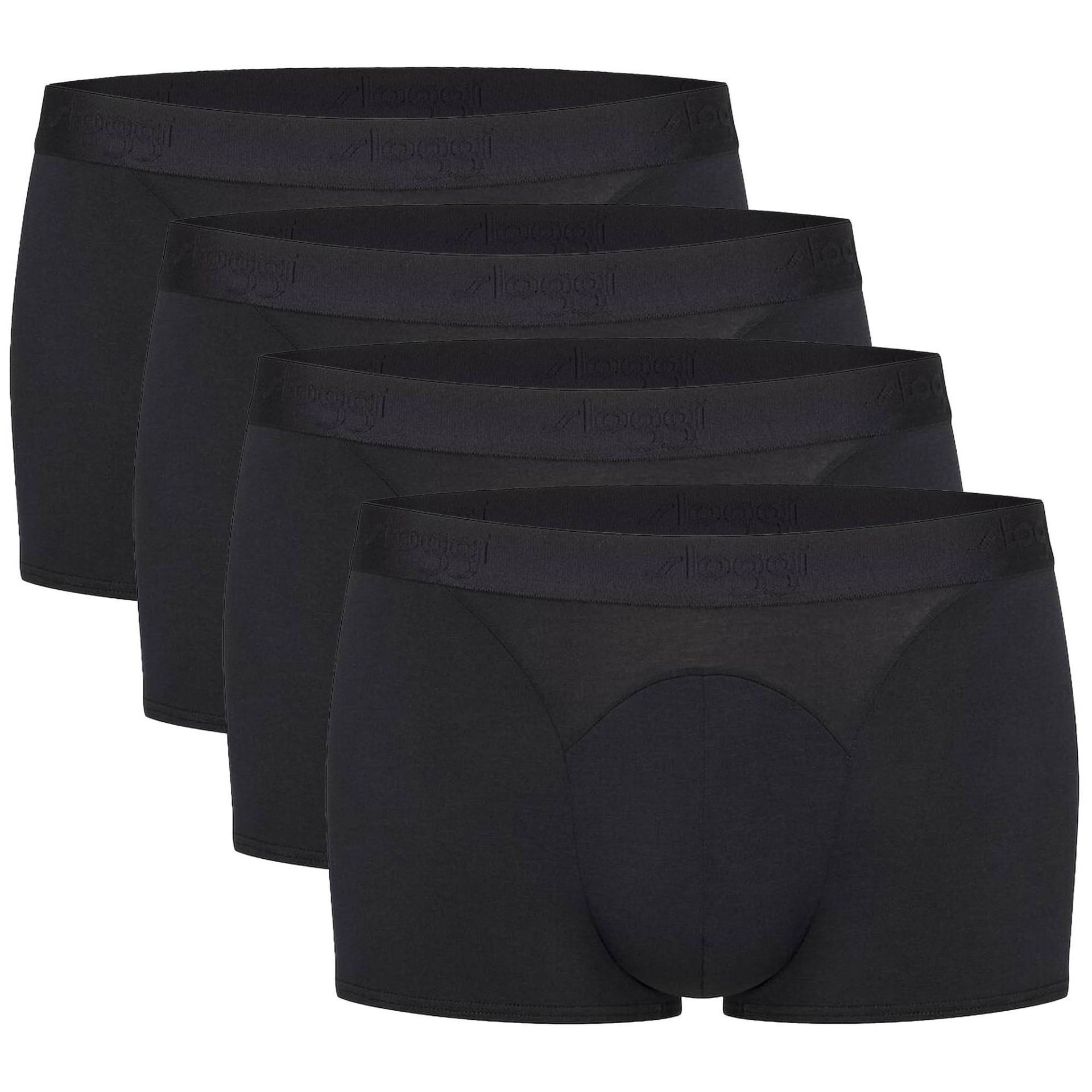 Boxershort 4er Pack Figurbetont-ever Soft Hipster Herren Schwarz M von sloggi