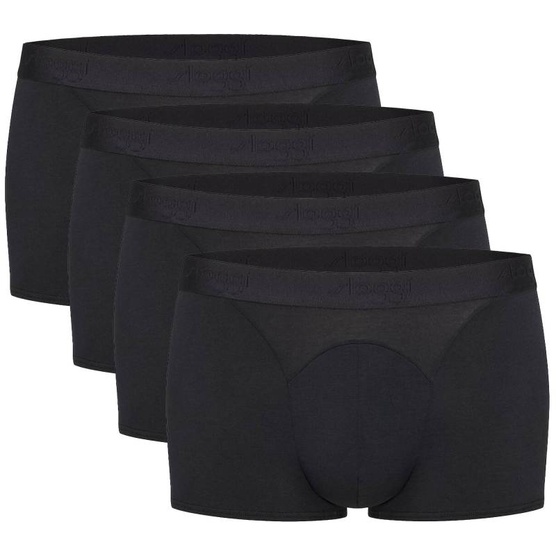 Boxershort 4er Pack Figurbetont-ever Soft Hipster Herren Schwarz S von sloggi