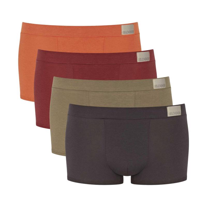 Boxershort Figurbetont-go Natural Hipster C4p Herren Orange M von sloggi