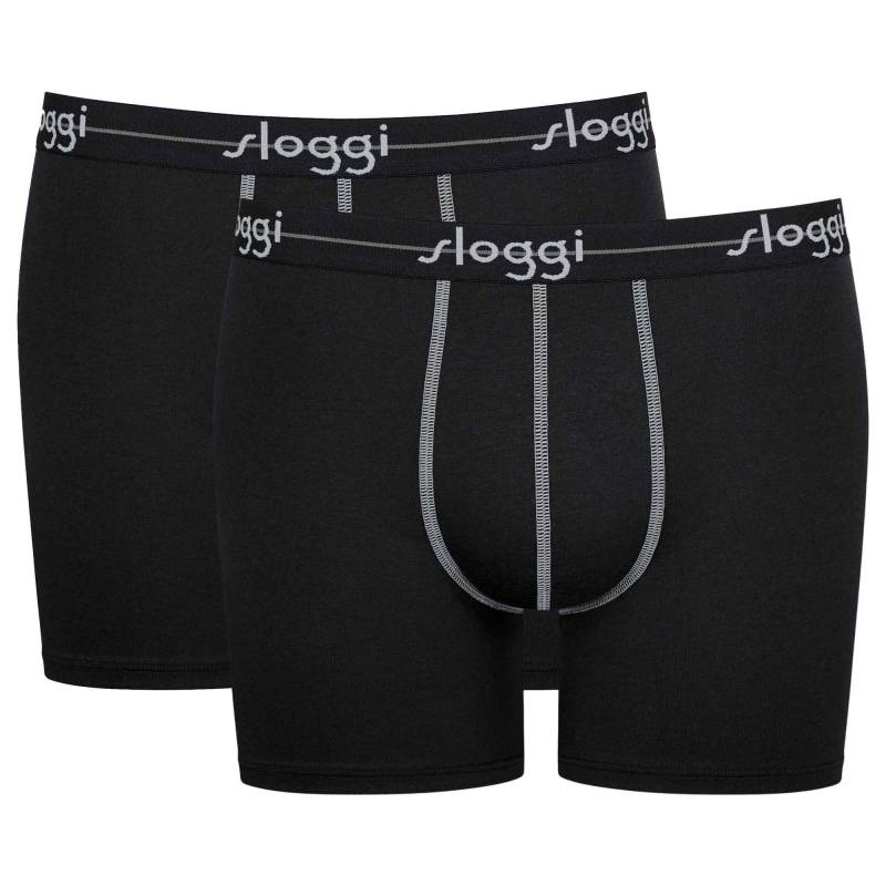 Sloggi - Boxershort  Figurbetont-Start Short C2P box, für Herren, Schwarz, Größe L von Sloggi