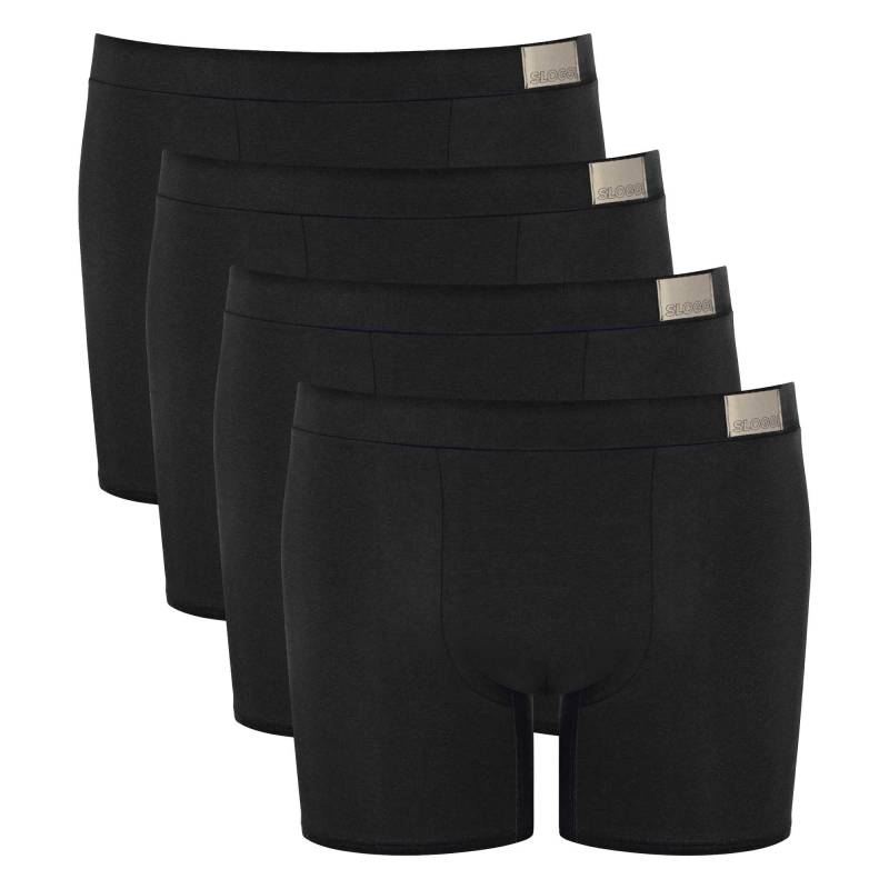 Boxershort Figurbetont-go Natural Short C4p 4p Herren Schwarz S von sloggi