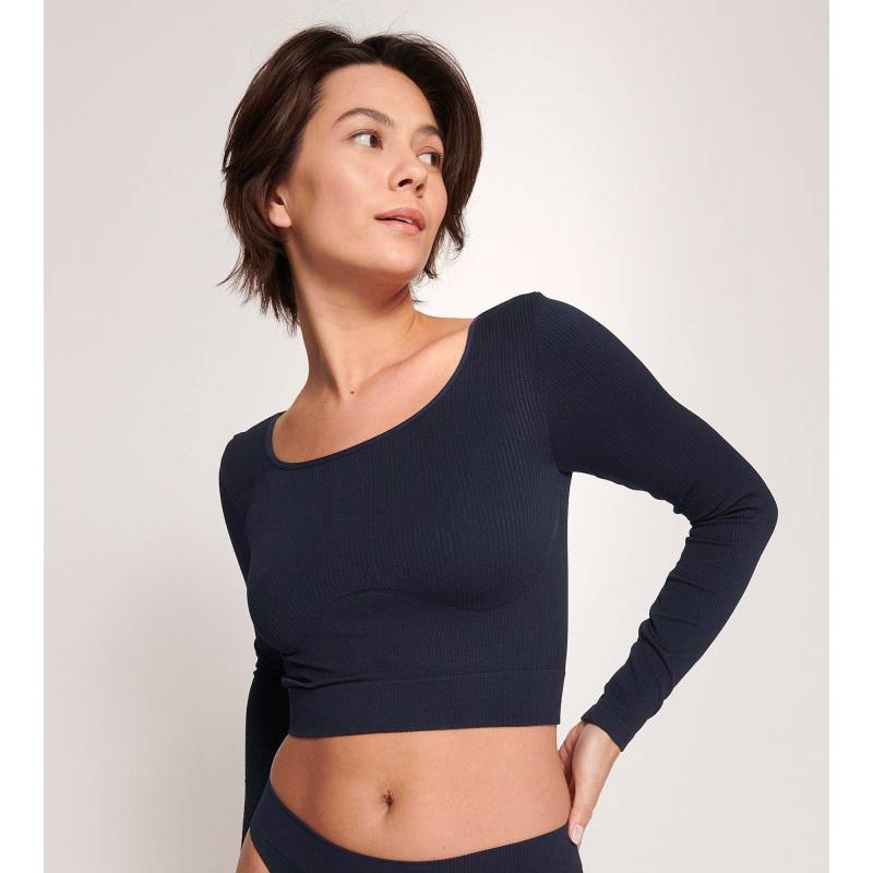 Sloggi - Cropped Top, für Damen, Black, Größe L von Sloggi