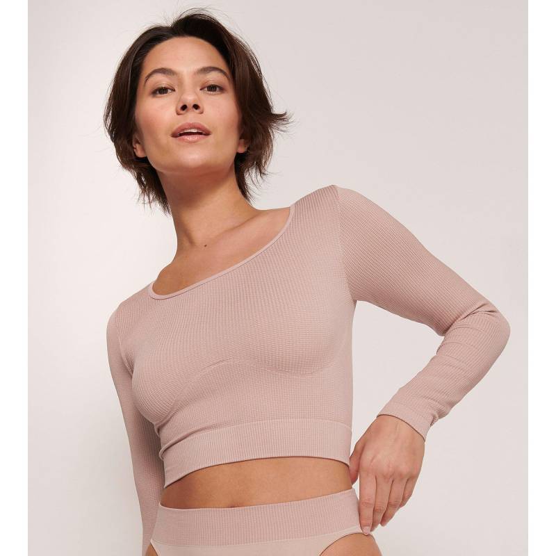 Cropped Top Damen Dusty Rose L von sloggi