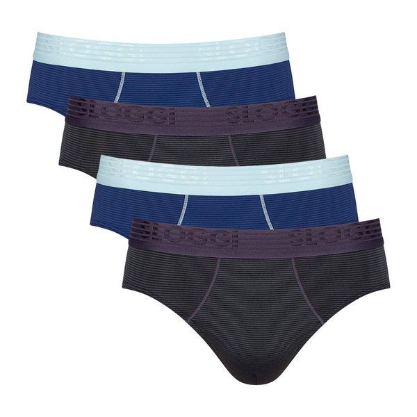 4er Pack Ever Cool - Slip Herren Blau L von sloggi