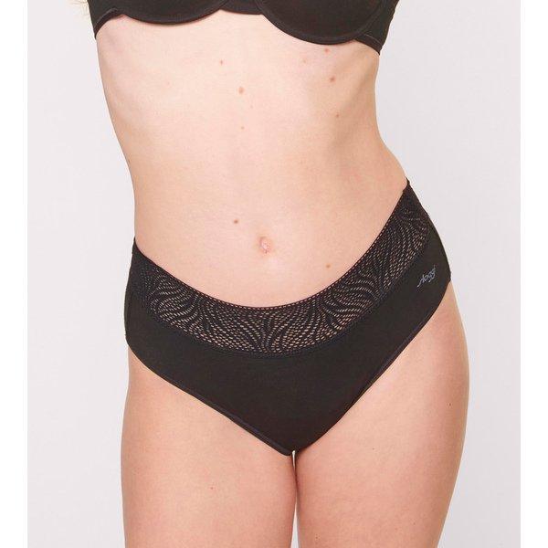 Sloggi - Duopack,Hipster Periodenslip, für Damen, Black, Größe M von Sloggi