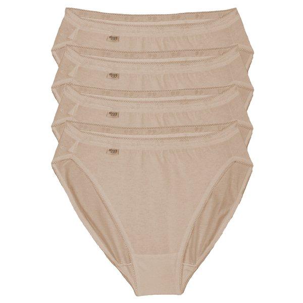 Sloggi - 4er Pack Basic+ Tai, für Damen, Beige, Größe M von Sloggi