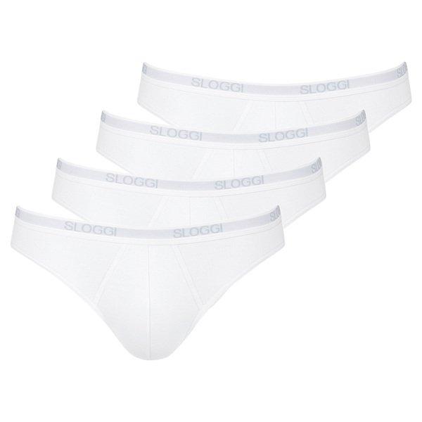 Sloggi - 4er Pack Basic Mini-Slip, für Herren, Weiss, Größe XL von Sloggi