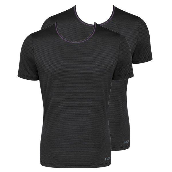 2er Pack Ever Cool - T-shirt Herren Schwarz XL von sloggi