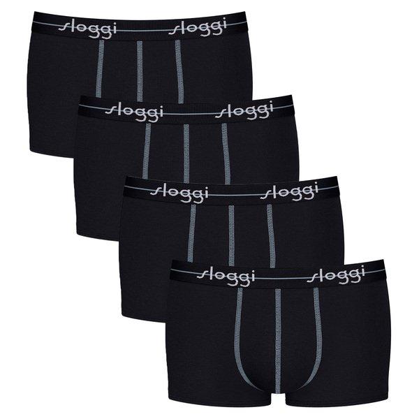 4er Pack Start - Hipster Pant Herren Schwarz XXL von sloggi