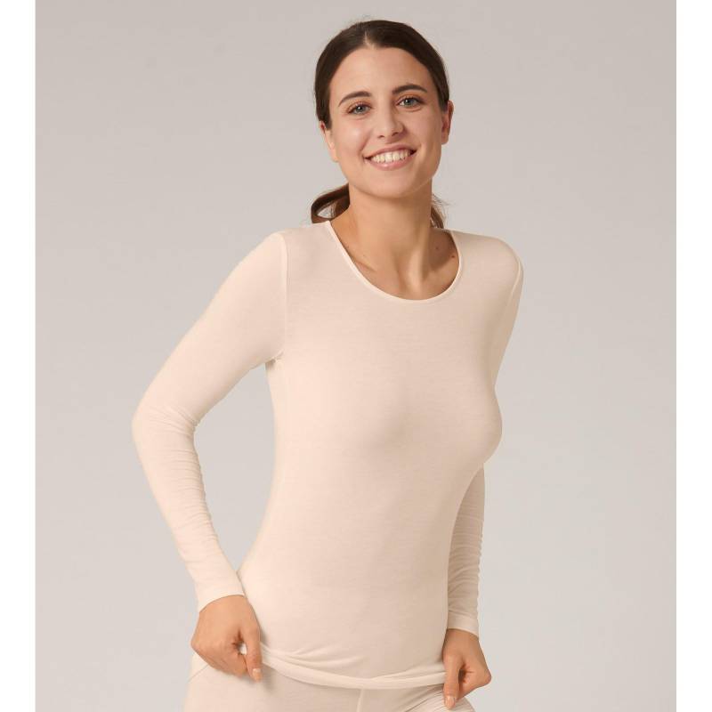 Sloggi - Shirt, langarm, für Damen, Nude, Größe XL von Sloggi