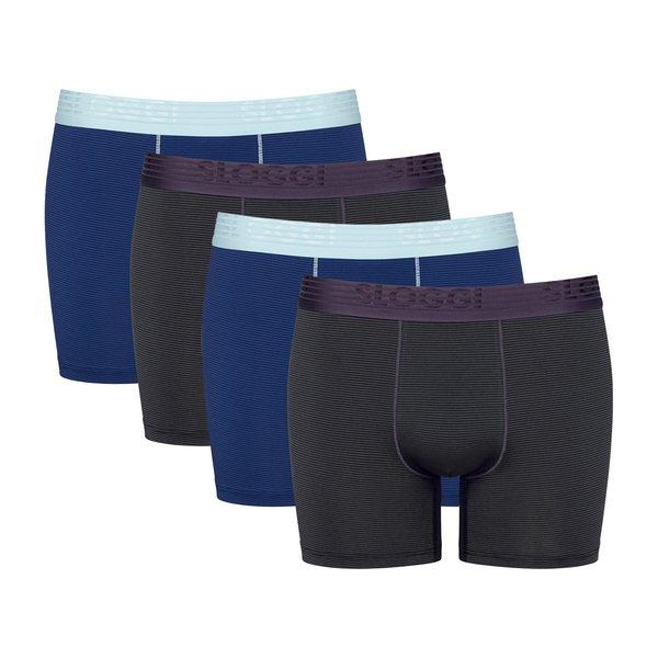 4er Pack Ever Cool - Shortpants Herren Blau XL von sloggi