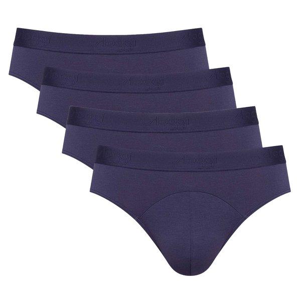 4er Pack Ever Soft - Slip Herren Blau XXL von sloggi