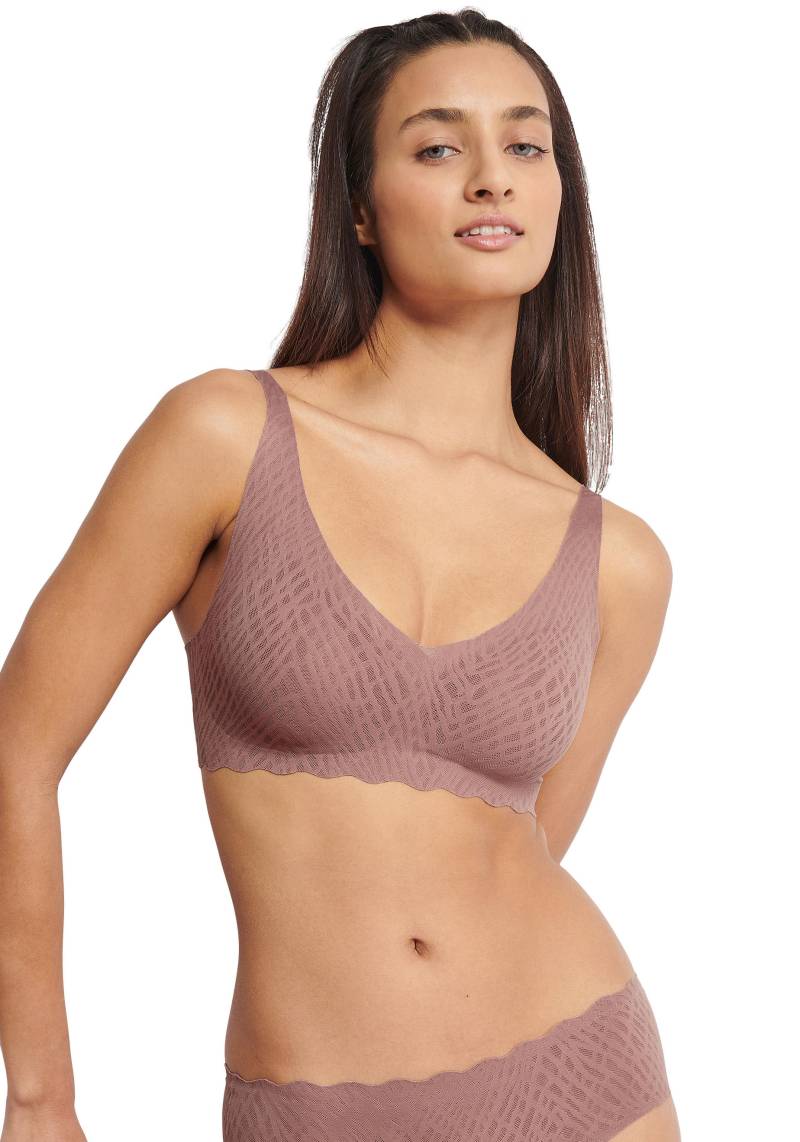 sloggi Bügel-BH »ZERO Feel Bliss Soft bra«, nahtlos mit Spitzenoptik von sloggi