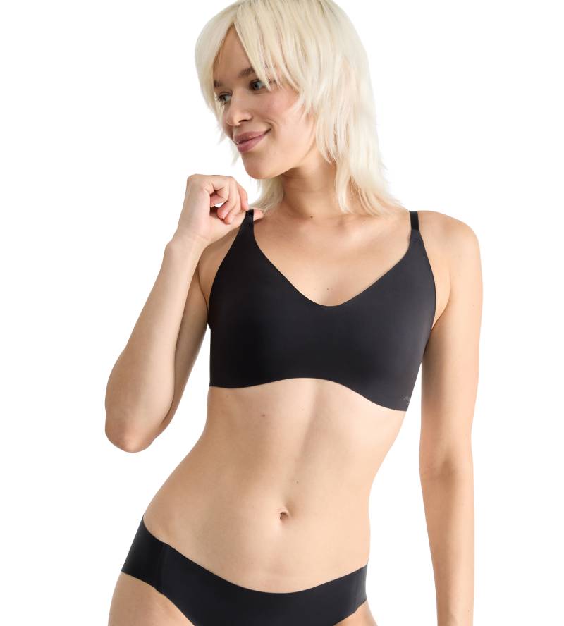 sloggi Bustier »ZERO Microfibre 2.0 Bralette«, nahtlos und unsichtbar von sloggi