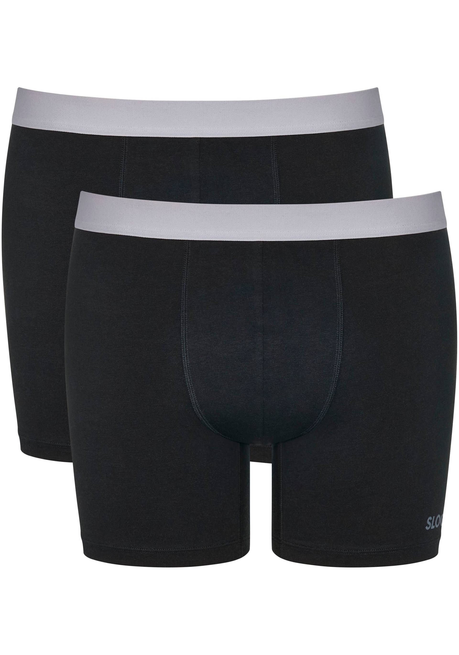 sloggi Retro Boxer »men GO ABC 2.0 Short 2P«, (2er Pack), dezentes, gedrucktes sloggi-Logo am Saum von sloggi