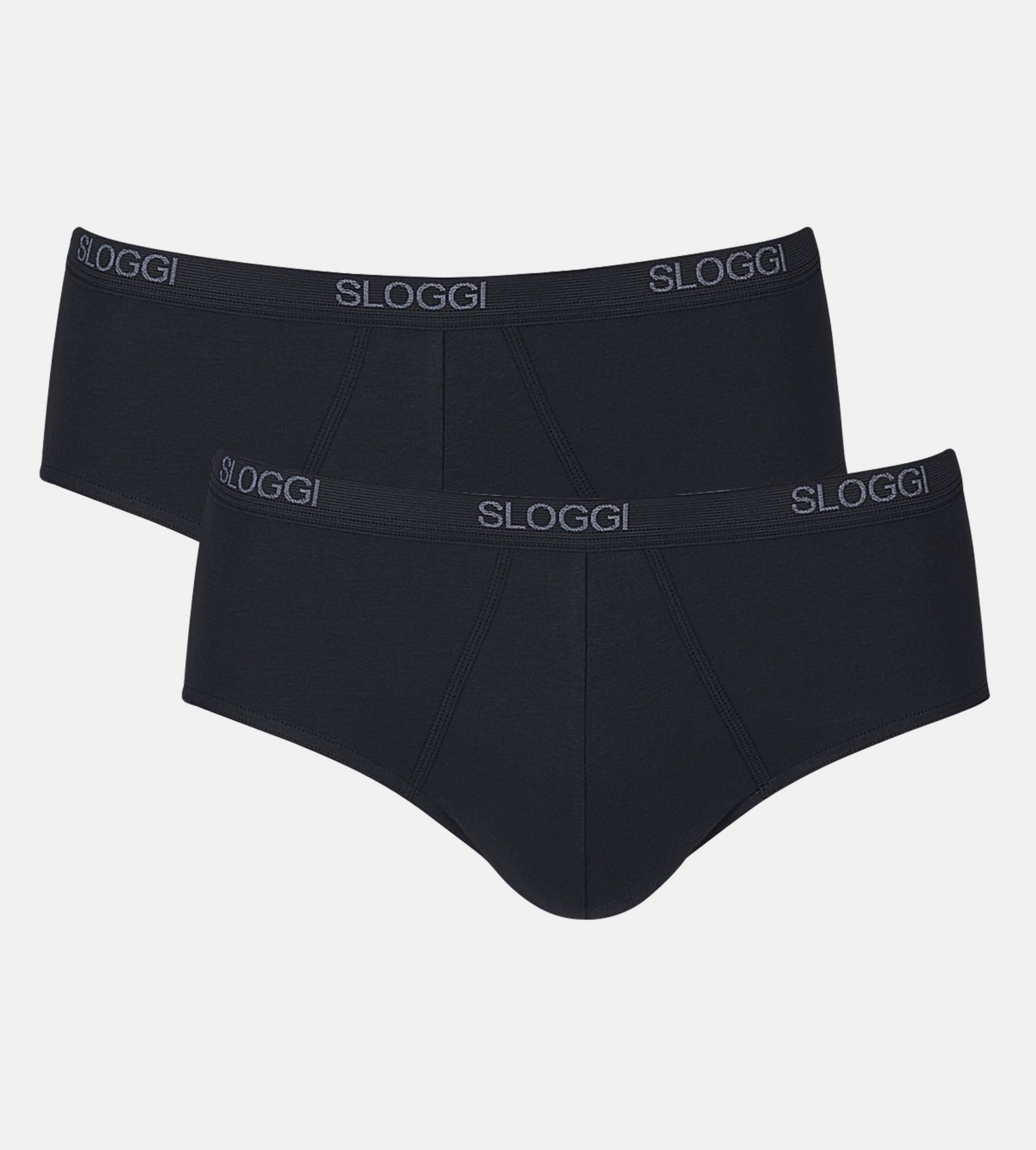 sloggi Slip »men Basic Midi 2P«, (2er Pack), perfekter Sitz von sloggi