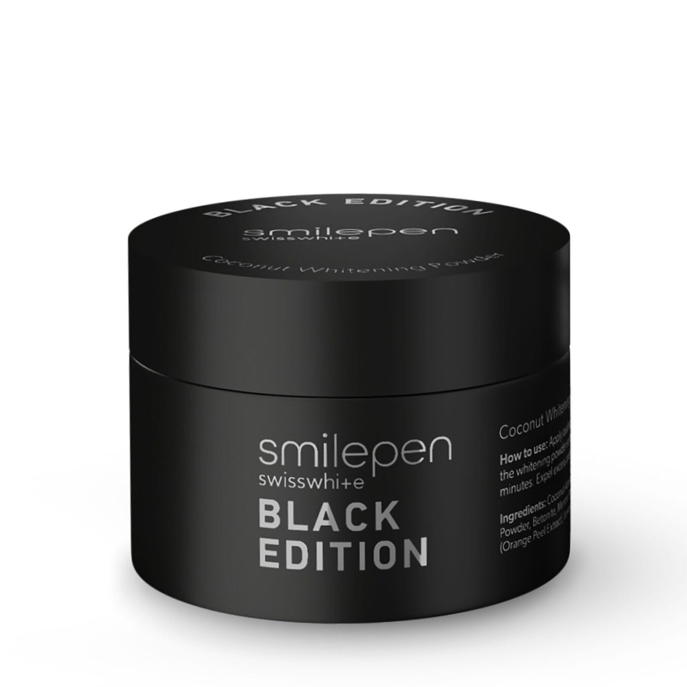 smilepen Black Edition Natural Coconut Teeth Whitening Powder von smilepen