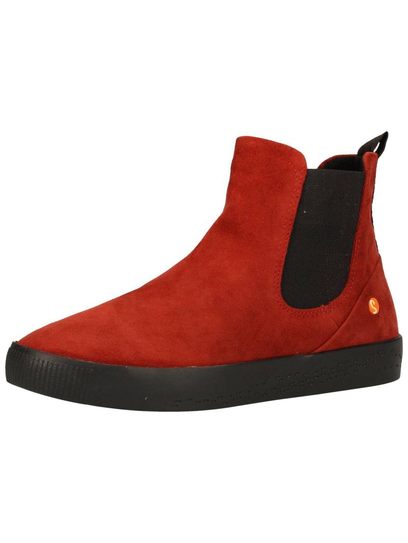 Stiefelette P900608 Damen Rot Bunt 36 von softinos