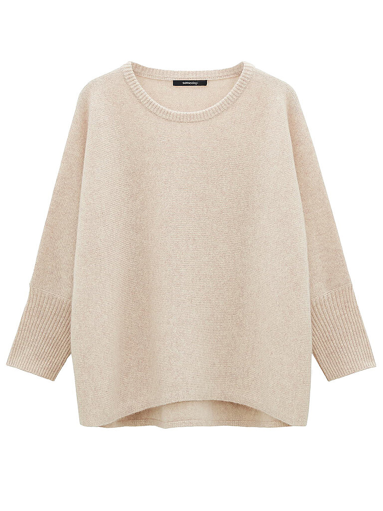 SOMEDAY Kaschmirpullover SOPO_TJADE beige | L von someday