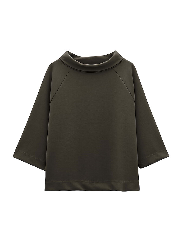 SOMEDAY Sweatshirt UNOA CROPPED olive | M von someday