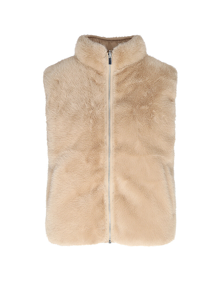 SOMEDAY Wendegilet in Felloptik VURY camel | 38 von someday